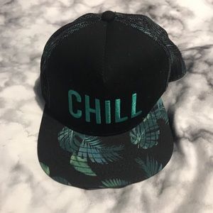 Flat bill chill hat